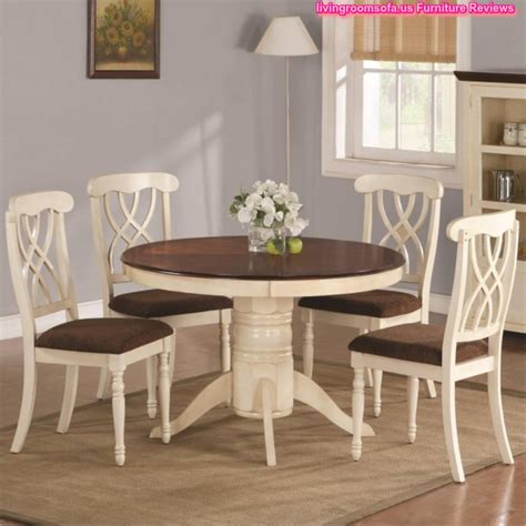 Wood Round Table And Chairs Casual Dining Room Furniture
