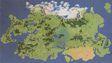 D Fantasy Map Behance
