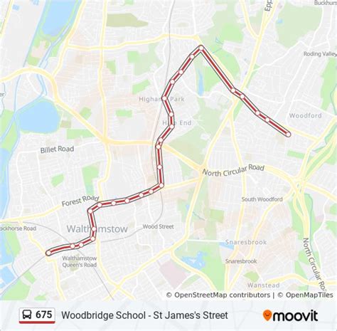 675 Route Schedules Stops And Maps Woodbridge School Updated