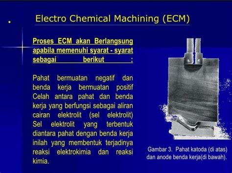 Manufaktur Pemesinan Non Konvensional Kimia Ch Mecm
