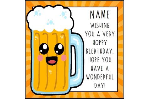 Beer Birthday Card Funny Card Birthday Greetings Pun Card Etsy Uk