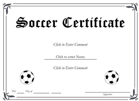 13 Soccer Award Certificate Examples Pdf Psd Ai With Regard To