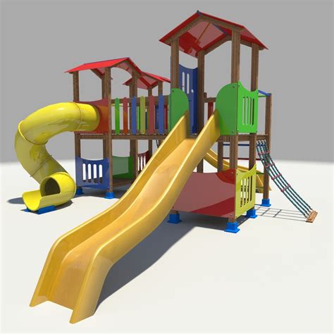 playground 3d model 20 fbx obj ma free3d