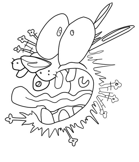 Courage The Cowardly Dog Lineart By Crazyjay619 On Deviantart