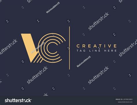 Letter Vc Logo Icon Design Illustration Stock Vector Royalty Free