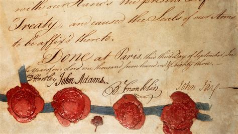 Ratification Of The Treaty Of Paris Chickasawtv