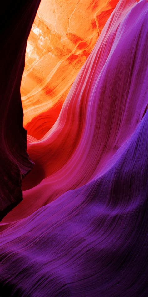 Download 1080x2160 wallpaper canyon, cave, layers, adorable, honor 7x, honor 9 lite, honor view 