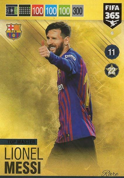 Panini Adrenalyn Xl Fifa 365 2019 Lionel Messi Top Master Zeldzame