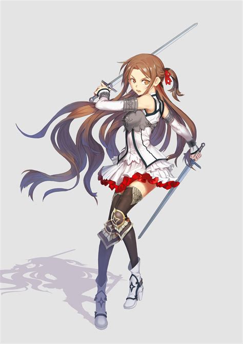 Anime Girl Sword Warrior