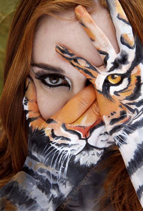 Delightful And Macabre Body Art By Lara Hawker Body Art Painting