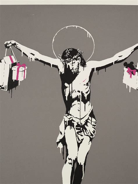 Banksy Christ With Shopping Bags Bukowskis