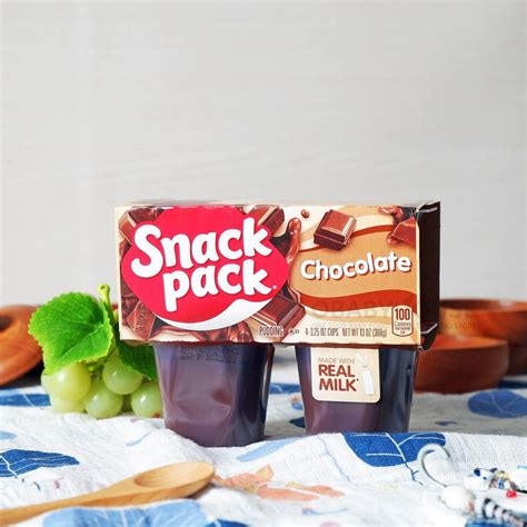 Snack Pack Pudding Chocolate 368 Gr 4 Pcs Obabyhouse