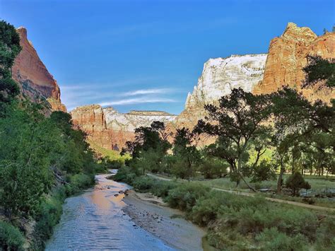 Maybe you would like to learn more about one of these? Virgin River, near Zion Lodge: Zion National Park, Utah