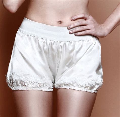 Sample Sale Charlotte Silk Satin Bloomer Shorts By Lalilouche
