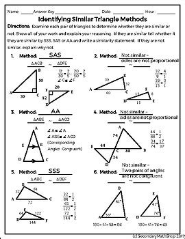They just want a bunch of different triangles. Unit 6 Similar Triangles Homework 4 Similar Triangle ...