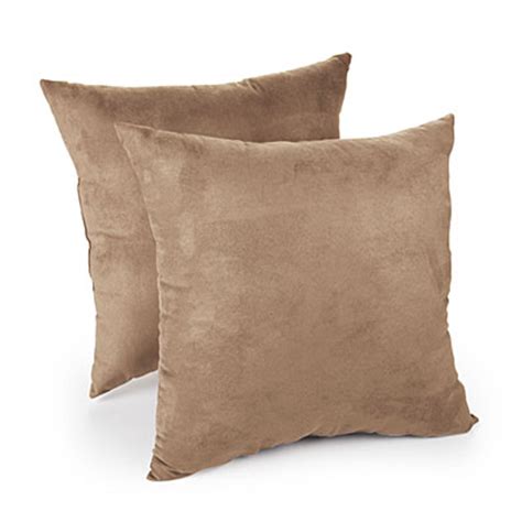 Don't miss out on these huge savings plus 12 months special financing. Faux Suede Tan Decorative Pillows, 2-Pack | Big Lots
