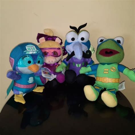 Disney Baby Muppet Babies Plush Kermit Piggy Summer And Gonzo 8 For