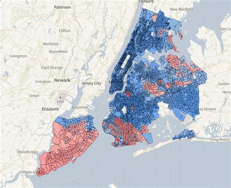 2020 President General Election Unofficial Nyc Election Maps