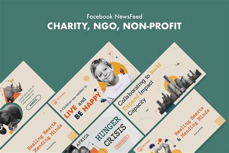 Non Profit Facebook News Feed Templates Psd Facebook Post Design Non