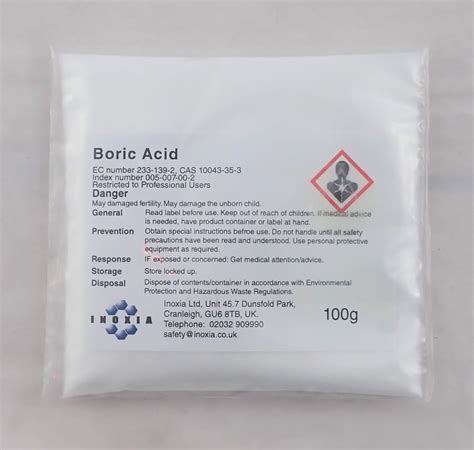 Buy Boric Acid At Inoxia Ltd