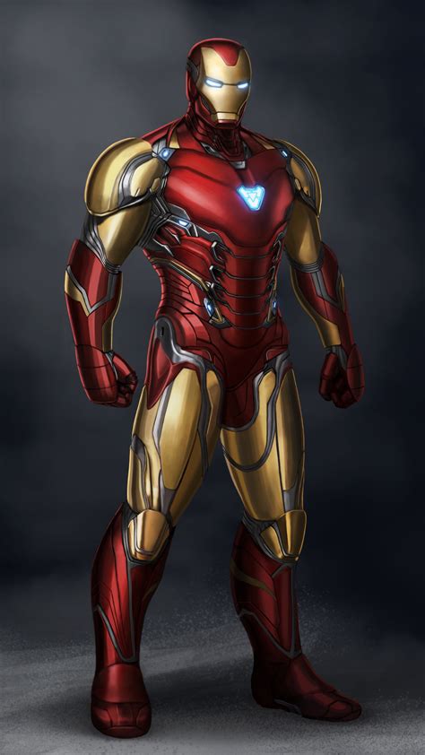 1440x2560 Resolution Ironman Avengers Endgame Suit Mark 85 Samsung