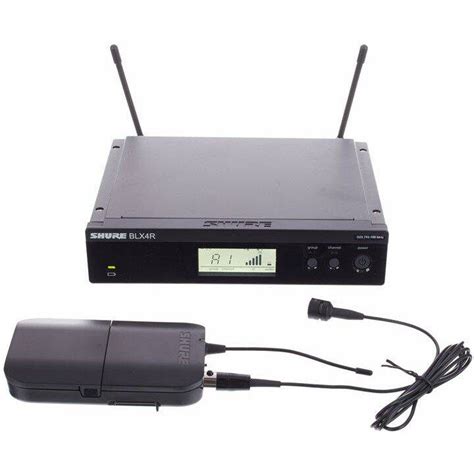 Shure BLX R CVL Wireless Rack Mount Presenter System BLX R Wireless Receiver BLX Bodypack