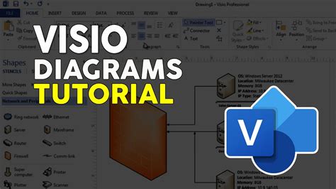 Visio Diagrams Tutorial Process Flow Org Chart Floor Plan Network