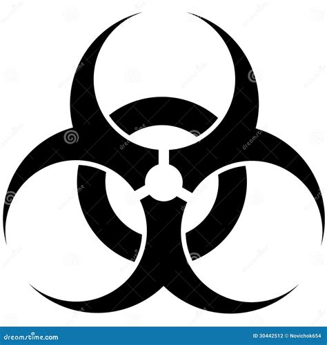 Símbolo Del Biohazard Fotografía de archivo Imagen 30442512