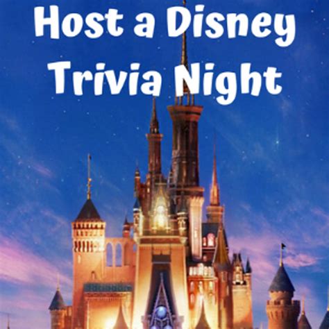 Host A Disney Trivia Night To Fill Your Seats Trivia Packs