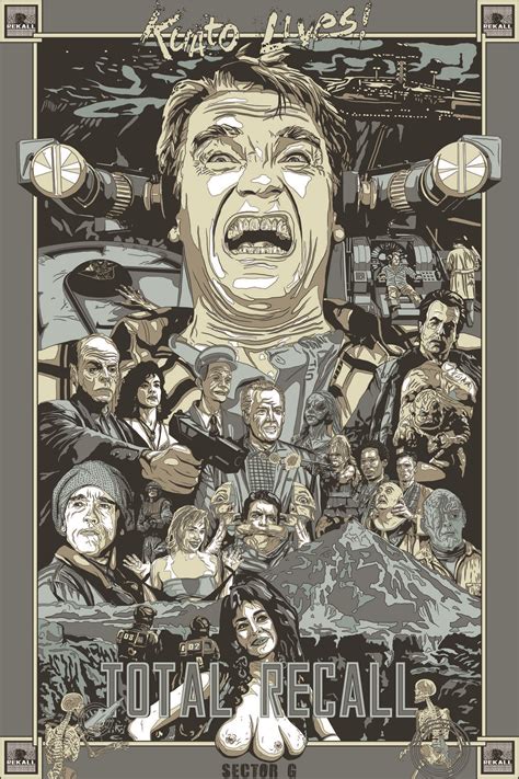 Total Recall Movie Poster Chris Morkaut Best Movie Posters Movie