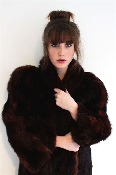 Beautiful 60s Fur Coat Fur Coat Mink Fur Coat Fur