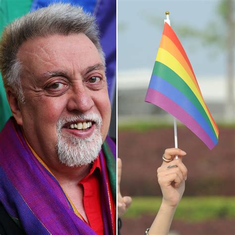 gilbert baker creator of the lgbtq rainbow flag honored with march and rally teen vogue
