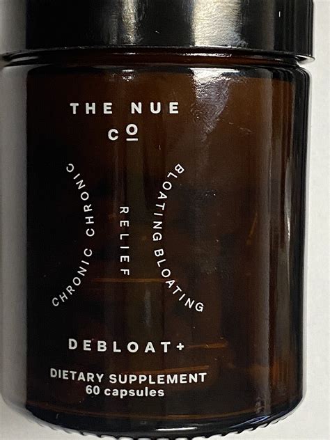 The Nue Co Debloatchronic Relief Dietary Supplement 60 Capsules