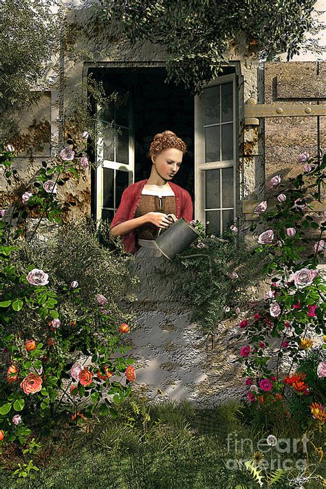 Lady Window Digital Art By Dominic Davison Fine Art America
