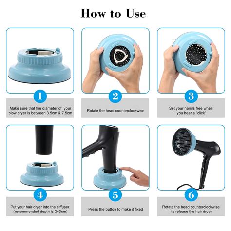 Adjustable Diffuser For Hair Dryer