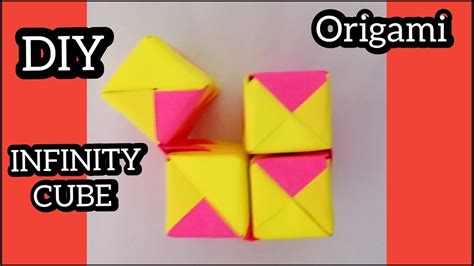 Papercubeinfinity How To Make Origami Infinity Cube Paper Infinity