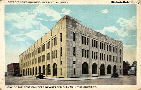 Detroit News Building Postcards — Historic Detroit