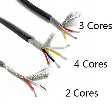 Ul2547 Multi Core Shielded Wire Pvc Control Cable 2 Core 3 Core 4 Core
