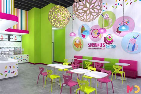 Sprinkles On Top Frozen Yogurt Store Design By Mindful Design Consulting