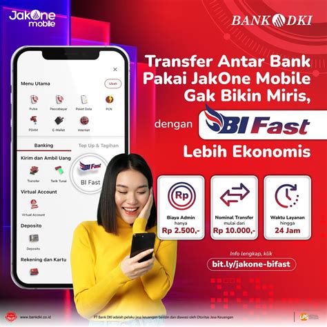 Transfer Antar Bank Pakai JakOne Mobile Gak Bikin Miris dengan BI Fast