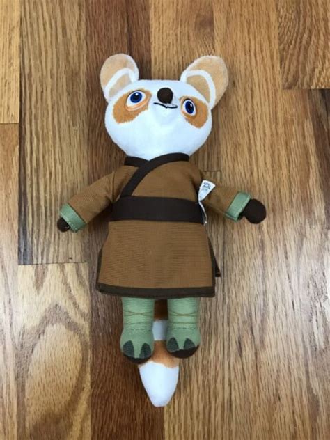 Kung Fu Panda Master Shifu Red Fox Plush Stuffed Animal Doll Dreamworks