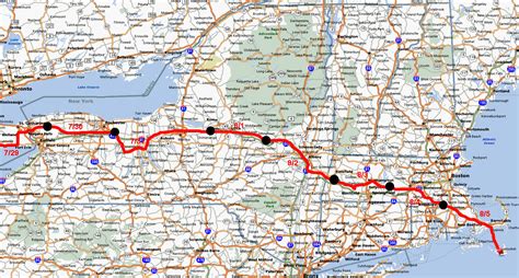 Northeast Us Road Map Printable