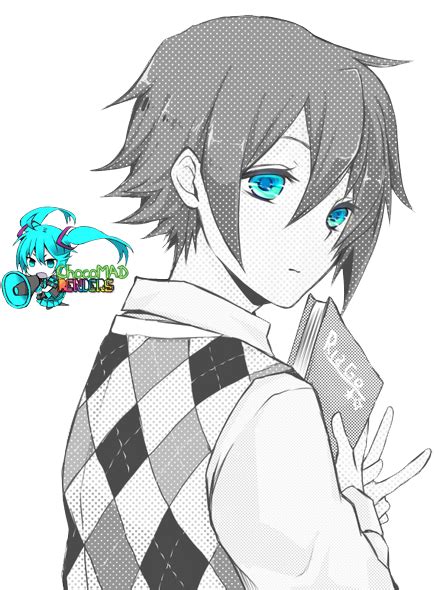 Blue Eyes Boy Anime Render By Chocomad On Deviantart