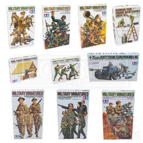 Tamiya Figures 135 Scale Ww2 Ww1 Us British German Troops Uniform Kits