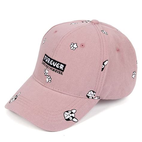 Summer Baseball Cap Women Dog Pattern Cute Snapback Hip Hop Caps Hats
