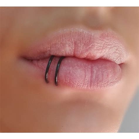 pin by annaelle delachaussée on polyvore face piercings lip piercing lip piercing ring
