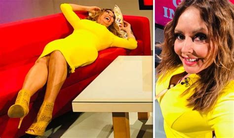 Carol Vorderman Countdown Star S Curves On Full Display In Clingy Dress For New Bbc Show