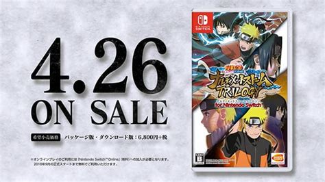 Naruto Shippuden Ultimate Ninja Storm Trilogy For Switch Debut Trailer