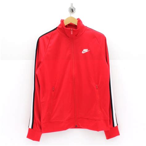 Nike Clothing N98 Tribute Red Track Jacket Mens From Pilot Uk
