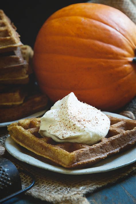 Pumpkin Low Carb Almond Flour Waffle Recipe Simply So Healthy